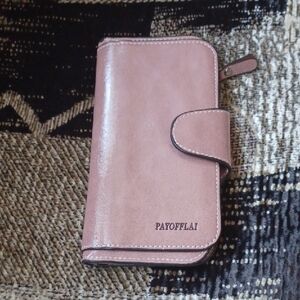 4/$60 New Pink Leather-Like Wallet